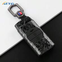 适用于奇瑞瑞虎7 Pro 8 Pro Exeed 瑞虎2 3x Arrizo 5 Pro Gx 5x EQ7 瑞虎4的碳纤维纹理ABS汽车钥匙壳保护套 - 奇瑞D款 - 查看 7