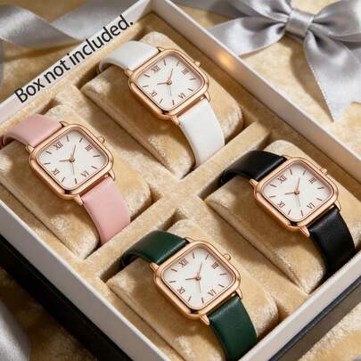 Women's Retro Quartz Watch, Elegant Small Dial, Casual Fashionable, Comfortable To Wear, Suitable For Daily Commute, Valentine's Day, An Excellent Gift