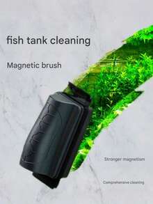 Aquarium Glass Cleaner, Strong Magnetic Aquarium Magnetic Brush, Fish Tank Glass Cleaning Tool - Multicolor - View 4