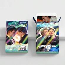 Heated Rivalry Double Sided Laser HD Photocards, Shane Hollander & Ilya Rozanov, Novel Inspired Kpop Merch, High-Quality Fan-Made Premium Collectibles - Multicolor - View 5