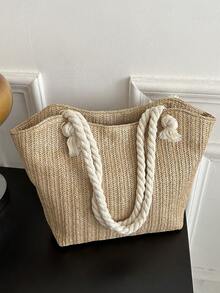 Women Tote Bags - Khaki - View 1