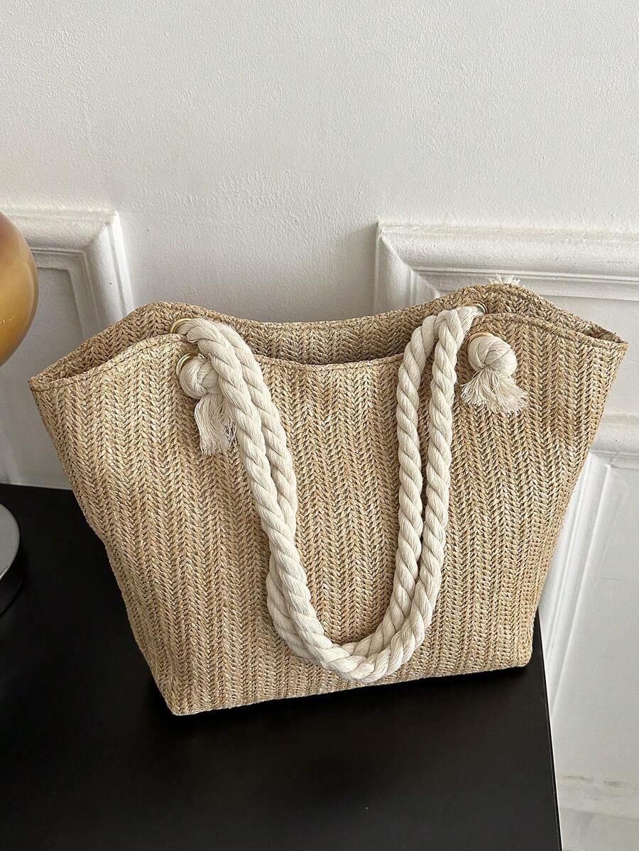 Women Tote Bags - Khaki - View 1