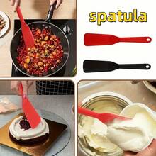 硅胶可丽饼/蛋卷铲 - 一款细长的铲子，轻松制作煎饼和鸡肉卷 - 厨房烹饪工具，是返校季、毕业季、圣诞节、万圣节、感恩节和其他场合的理想礼物 - 彩色 - 查看 7