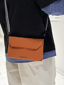 男士极简小方包，轻便休闲单肩/斜挎多功能通勤收纳包 - 彩色 - 查看 9