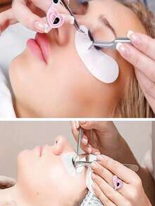 28 piezas Juego de rizador de pestañas, rizador de pestañas de silicona, herramienta para rizar pestañas, varillas de rizador de pestañas suaves y flexibles, previene la pérdida de pestañas, adecuado para uso en salón de pestañas, lavable - Multicolor - Ver 5