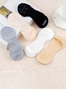 女士隐形船袜 女士低帮不露痕袜 夏季薄款透气 - 彩色 - 查看 3