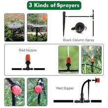 Garden Watering And Spraying System With Automatic Irrigation Tools, Including Adjustable Nozzle Drip Irrigation Device, Drip Irrigation Kit, Perfect For Gardens, Greenhouses, And Lawns - Irrigation Kit - View 6