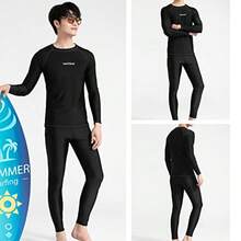 Men Plus Size Swim Rashguards - / - View 3