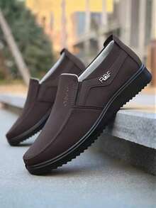 2026春秋新款男士柔软舒适时尚百搭户外低帮休闲鞋，适合户外活动、旅行、度假、送礼 - 酒紅色 - 查看 9