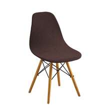 1/2/4/6 piezas Fundas de silla de terciopelo de maíz, fundas de cojín de respaldo elástico de una sola pieza, unicolor - multicolor - Ver 48