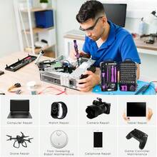 115 In 1 Precision Screwdriver Set, Mini Repair Tool Kit With Triwing Bits, Repair For Computer, , Laptop, PC, RC,, Electronics, , - Screwdriver Set - View 2