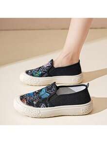 Zapatos planos de moda casual para mujer, con suela de poliuretano, cómodos y con un tacto agradable en los pies, con un estilo elegante y popular - Negro - Ver 14