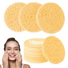 Compact Natural Face Sponge Makeup & SPA Cleansing Sponge For Exfoliation, Makeup Removal, And Facial Washing Facial Sponges For Estheticians - White - View 26