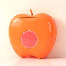 1pc Apple Shaped Cling Film Storage Box, Punch-free - Orange - View 12