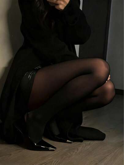 1pc Solid Color Ankle Socks, Suitable For Daily Wear