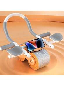 1pc Multi-Functional Home Flat Plate Holder, Rebound Abdominal Wheel, Abdominal Muscle Roller Fitness Equipment, Unisex Abdominal Muscle Trainer - Multicolor - View 2