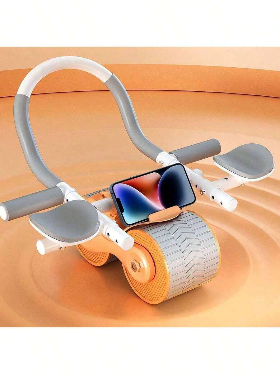 1pc Multi-Functional Home Flat Plate Holder, Rebound Abdominal Wheel, Abdominal Muscle Roller Fitness Equipment, Unisex Abdominal Muscle Trainer