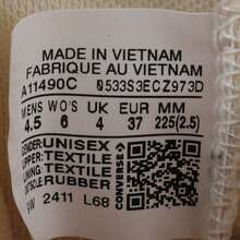 Converse 男女通用 Chuck Taylor 季节款厚底休闲低帮运动鞋 A11490C - 白色 - 查看 7