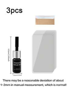 Professional Car Windshield Crack & Scratch Repair Tool - Clear Portable Glue, No Special Tools Needed, Quick Repair, Windshield Crack Repair Kit, Repair Cracked Windshield, Car Body Crack Repair Kit - Multicolor - View 4