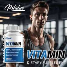 PSLALAE High Performance Multivitamin - Improves Bone Strength, Energy Levels, Supports Muscle Health And Immune Function, Enhances Memory - 120pcs - Three bottle-Best choice - View 6