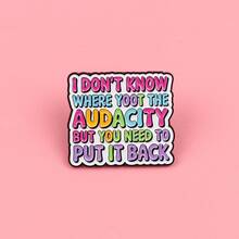 珐琅胸针 翻领别针 徽章 背包别针 女士胸针 服装礼物 珠宝 时尚配饰 - 彩色 - 查看 2