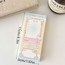 Romantic Series Memo Pad, Tear-Off Message Pad, High-Value Student Notebook, Suitable For Diary, Non-Stick Thick Paper, Message Paper, Notebook, Can Be Used To Make Exquisite Scrapbooks And Creative Displays - Rectangle - View 10