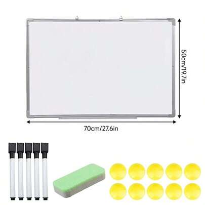 Magnetic Whiteboard Small Large White Board Dry Wipe Notice Office School Home