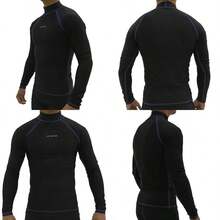 Men Plus Size Swim Rashguards - M - View 1