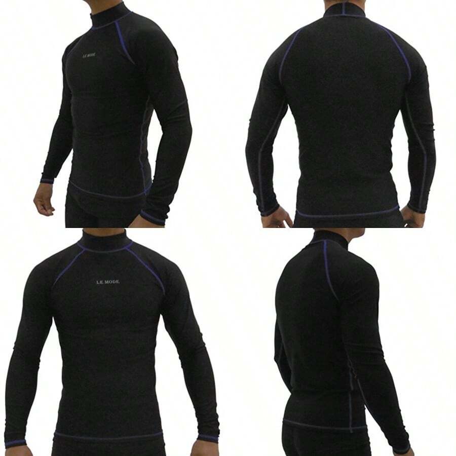 Men Plus Size Swim Rashguards - M - View 1