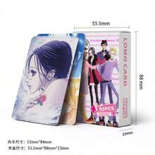 92张动漫《NANA》周边迷你卡片，大崎奈奈，《另一个我》高清收藏照片卡，动漫贴纸，Lomo卡，动漫周边文具，《NANA》经典漫画迷你卡片套装，小松奈奈，《莲大将》全员高清Lomo卡 - 彩色 - 查看 3