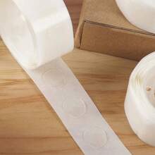 100/200/500pcs Painless High Viscosity Polka Dot Double-Sided Adhesive Tape, Easy To Clean Balloon Sticking Dots, Wedding Birthday Decoration - View 5