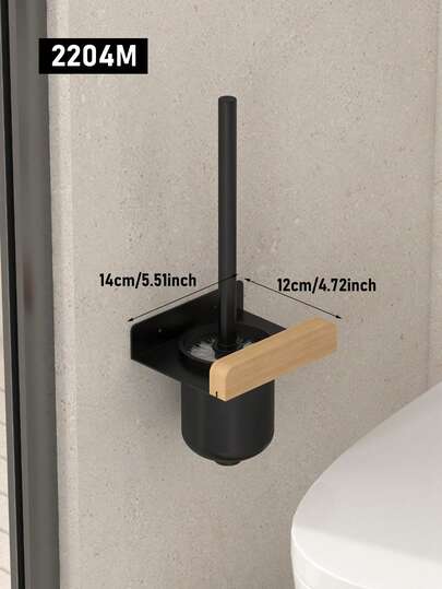 Wooden Bathroom Shelf, Corner Rack, Tripod Rack, Storage Rack, Bathroom Tray, Wall-Mounted Toilet Brush Holder, Tissue Paper Holder, Toilet Paper Rack, Shower Room Bathroom Set, Bathroom Accessories