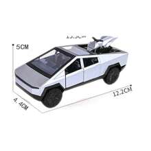 1pc 2026 New Alloy Car Model Toy, Realistic Off-Road Vehicle, Pickup Truck, Tesla CYBERTRUCK, Collectible Gift, Holiday Gift, Gift For Friends - Multicolor - View 9