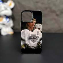 Wayne Gretzky Los Angeles Kings white hockey This stylish is compatible with Samsung, Apple, VIVO, OPPO, , Transsion, ,  and Honor. Made of TPU silicone, it offers shock and drop protection and a superior feel. It's an ideal gift for family, friends, and loved ones, and a perfect choice for valentines day and Year's gift. - Negro - Ver 2