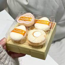 HERORANGE 5pcs Makeup Sponge Set, Flocked Powder Puff, Precise Coverage, Brightening, Dry & Wet Use, Mini Makeup Sponge Applicator - Multicolor - View 2