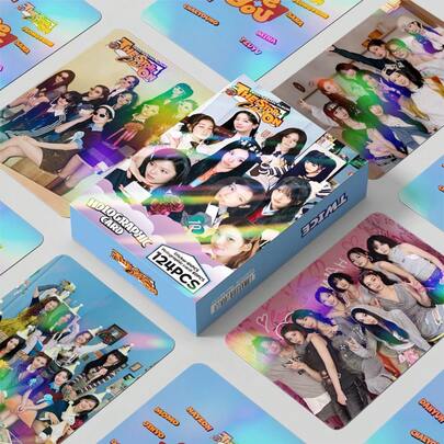 124pcs TWICE 2026TEN_The Story Goes On Holographic Lomo Cards