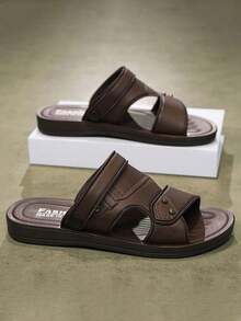 Sandalias para hombre, verano 2025, para uso en exteriores/playa, con suela blanda y transpirable - Multicolor - Ver 4