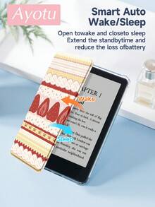 Ốp máy tính bảng và ốp sách điện tử Kindle họa tiết bánh dâu tây, tương thích với iPad thế hệ thứ 10, 11 inch/Air thế hệ thứ 4/Air thế hệ thứ 7/9.7 inch, tương thích với Samsung Galaxy Tab A9 Plus, Kindle (thế hệ thứ 11 - phiên bản 2024) (6 inch), Kindle Paperwhite thế hệ thứ 12 2024. Đây là món quà Giáng sinh tuyệt vời với họa tiết đơn giản và thời trang. - Nhiều màu - Xem 10