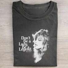 2026 Summer TopsFleetwood Graphic T-Shirt, Retro Rock Music Tee Black ShirtLoose And Comfortable Summer Clothing For Women  T-Shirts For Women - 黑色 3 - 查看 1