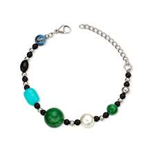 1件不锈钢陶瓷手链，时尚百搭小众设计，个性化颈链，复古多巴胺饰品 - 手鍊 - 查看 5