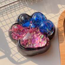 1 đồ chơi bóp 5x4 inch, đồ chơi mềm hình bàn chân mèo lớn, đồ chơi bóp giảm căng thẳng dễ thương, đồ chơi nhồi Pinata, quà tặng cho trẻ em và người lớn - Nhiều màu - Xem 3