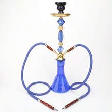 1件套双/单管阿拉伯水烟套装，玻璃水烟管配件，无需用电 - 均碼 - 查看 17