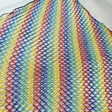 Red de cuerda protectora de alta resistencia de color, red de protección contra caídas para balcones, patios y escaleras, cerca de protección contra caídas para patios al aire libre, diseño de advertencia llamativo, material de nailon duradero, fácil instalación, adecuada tanto para uso doméstico como comercial. - Multicolor - Ver 3