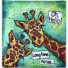 Animales que te observan - Troqueles de corte de metal, juego de sellos de goma transparente para manualidades de scrapbooking, estampado, troquelado, tarjetas de regalo, decoración del hogar y artesanía de papel - A - Ver 3