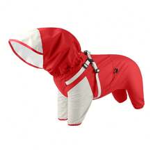 1件防水速干多色狗狗雨衣，宠物户外防风雨衣，适用于小型犬 - 彩色 - 查看 31