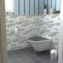 9 miếng dán tường giả gạch men mới, có thể tháo rời, kích thước 15*30CM, thích hợp cho phòng ngủ. - A - Xem 8