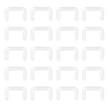 Clear Septum Retainer 14G 16G Flexible Septum Piercing Retainer Acrylic Plastic U Shape Septum Rings Piercing Retainer For Work - Clear - View 7