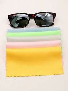 超细纤维清洁布，适用于清洁时尚眼镜、近视眼镜、手机屏幕、相机镜头、液晶电视屏幕，是返校和旅行必备品。 - 彩色 - 查看 7