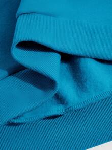 Áo nỉ nam cotton dáng suông, phong cách đường phố với họa tiết khẩu hiệu độc đáo, chất liệu dày dặn, ấm áp với lớp lót lông cừu, kiểu dáng rộng rãi, thích hợp cho mùa thu/đông. - Hồ Xanh 2 - Xem 7