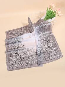 1 chiếc khăn quàng cổ/khăn bandana in họa tiết dài 70cm, phụ kiện thời trang nữ phù hợp cho bãi biển, kỳ nghỉ và sinh hoạt hàng ngày, giúp làm nổi bật trang phục của bạn. - Nhiều màu - Xem 3